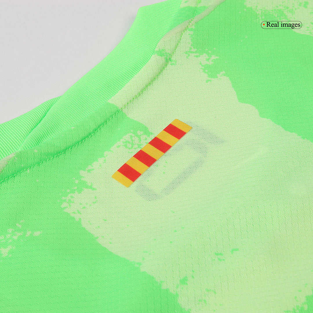 LAMINE YAMAL #19 Barcelona Third Away Soccer Jersey 2024/255 - UCL?Spotify Logo Without Text? footmaillots.fr