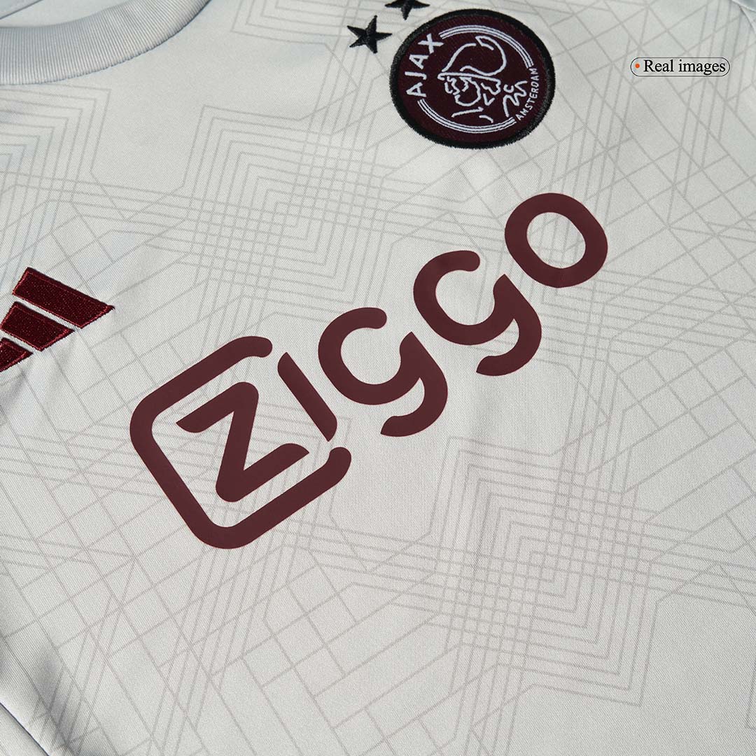 Kid's Ajax Third Away Soccer Jersey Kit(Jersey+Shorts) 2024/25 footmaillots.fr