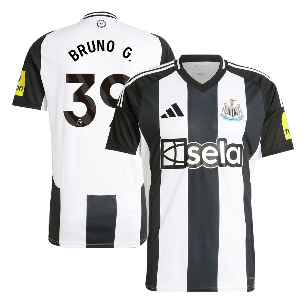 BRUNO G. #39 Newcastle United Home Soccer Jersey 2024/25 footmaillots.fr