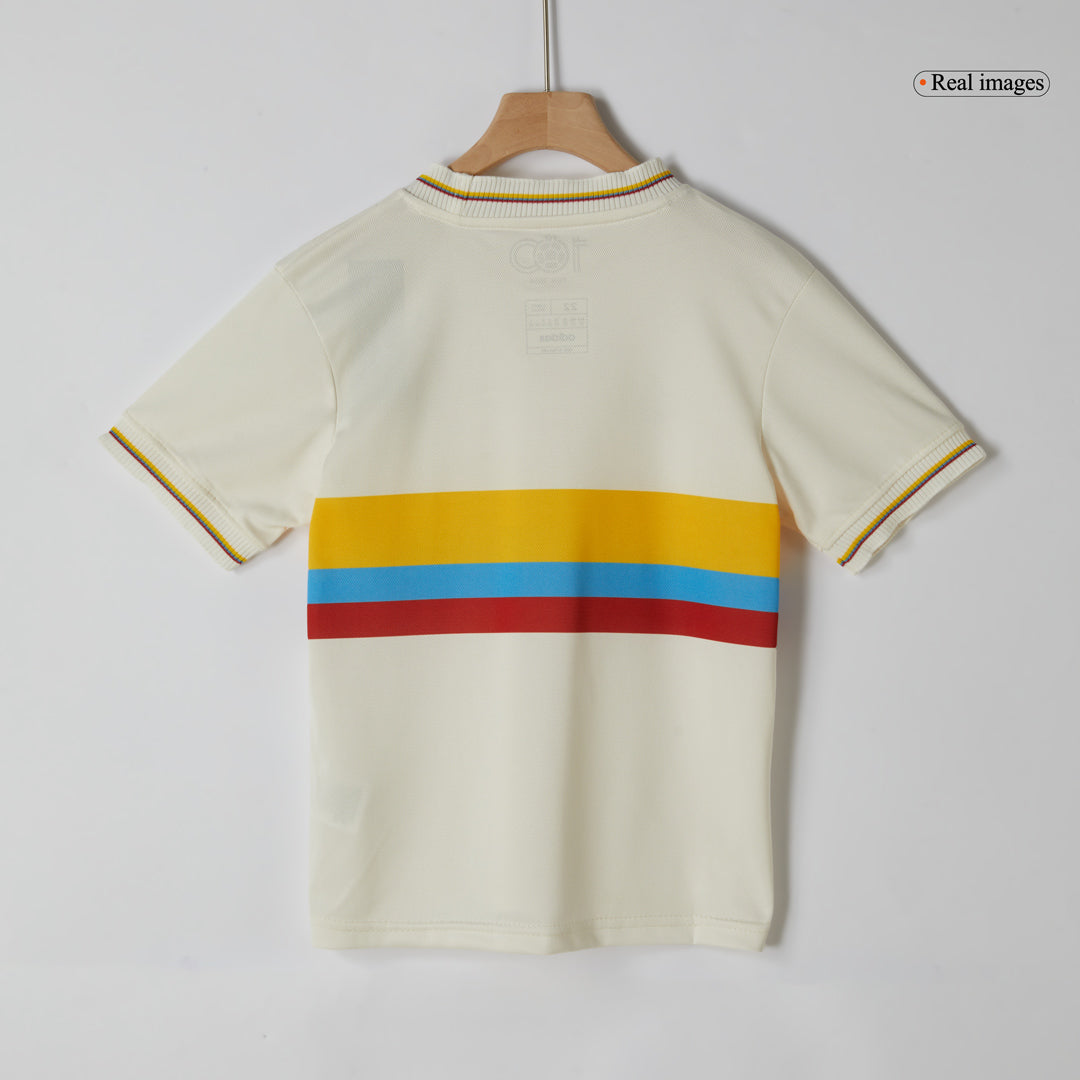 Kid's Colombia Soccer Jersey Kit(Jersey+Shorts) 2024 - 100th Anniversary footmaillots.fr