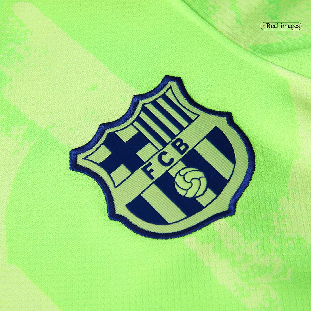 Barcelona Third Away Soccer Jersey 2024/25 - (Spotify Logo Without Text) footmaillots.fr