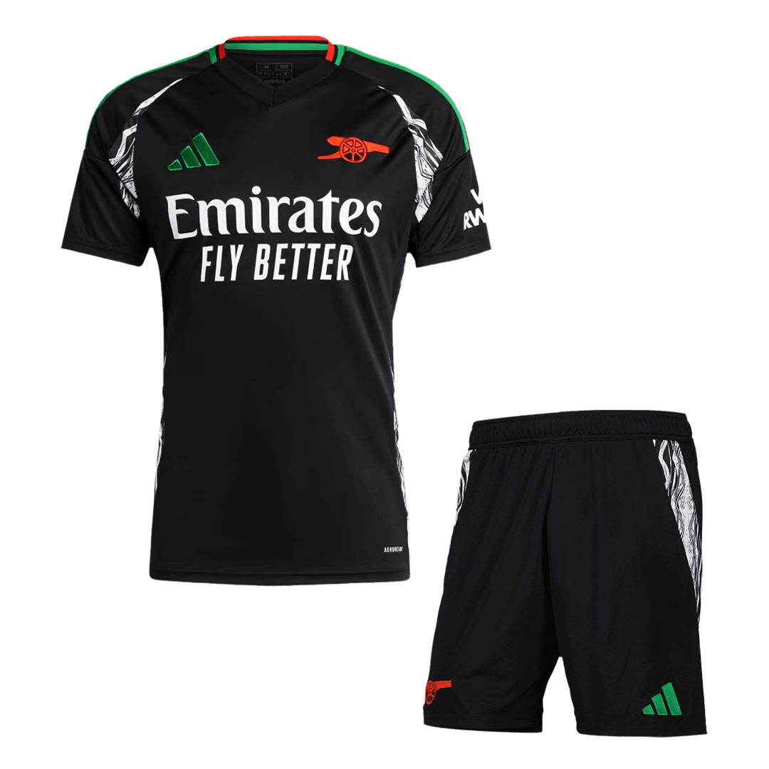 Arsenal Away Soccer Jersey Kit(Jersey+Shorts) 2024/25 footmaillots.fr