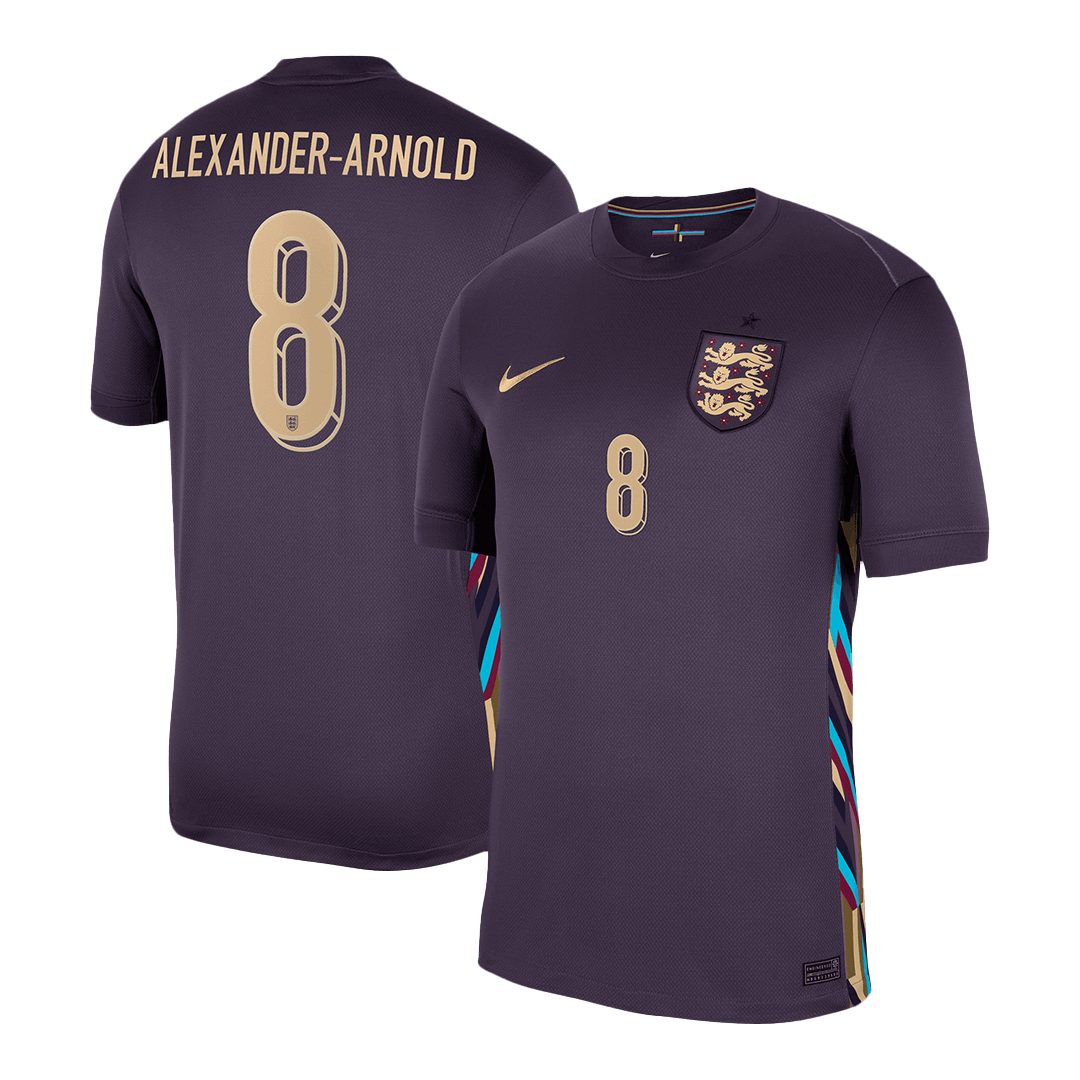 ALEXANDER-ARNOLD #8 England Away Soccer Jersey Euro 2024 footmaillots.fr