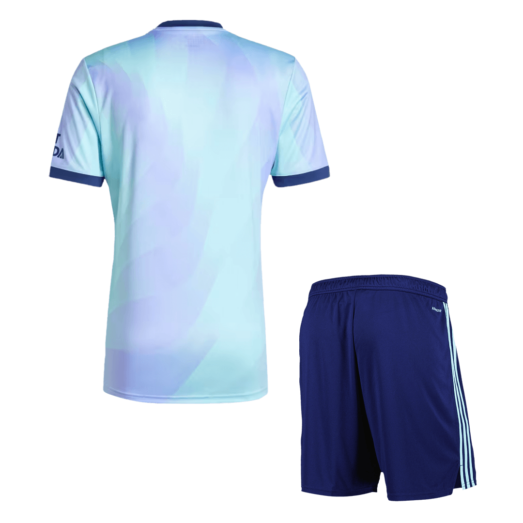 Arsenal Third Away Soccer Jersey Kit(Jersey+Shorts) 2024/25 footmaillots.fr