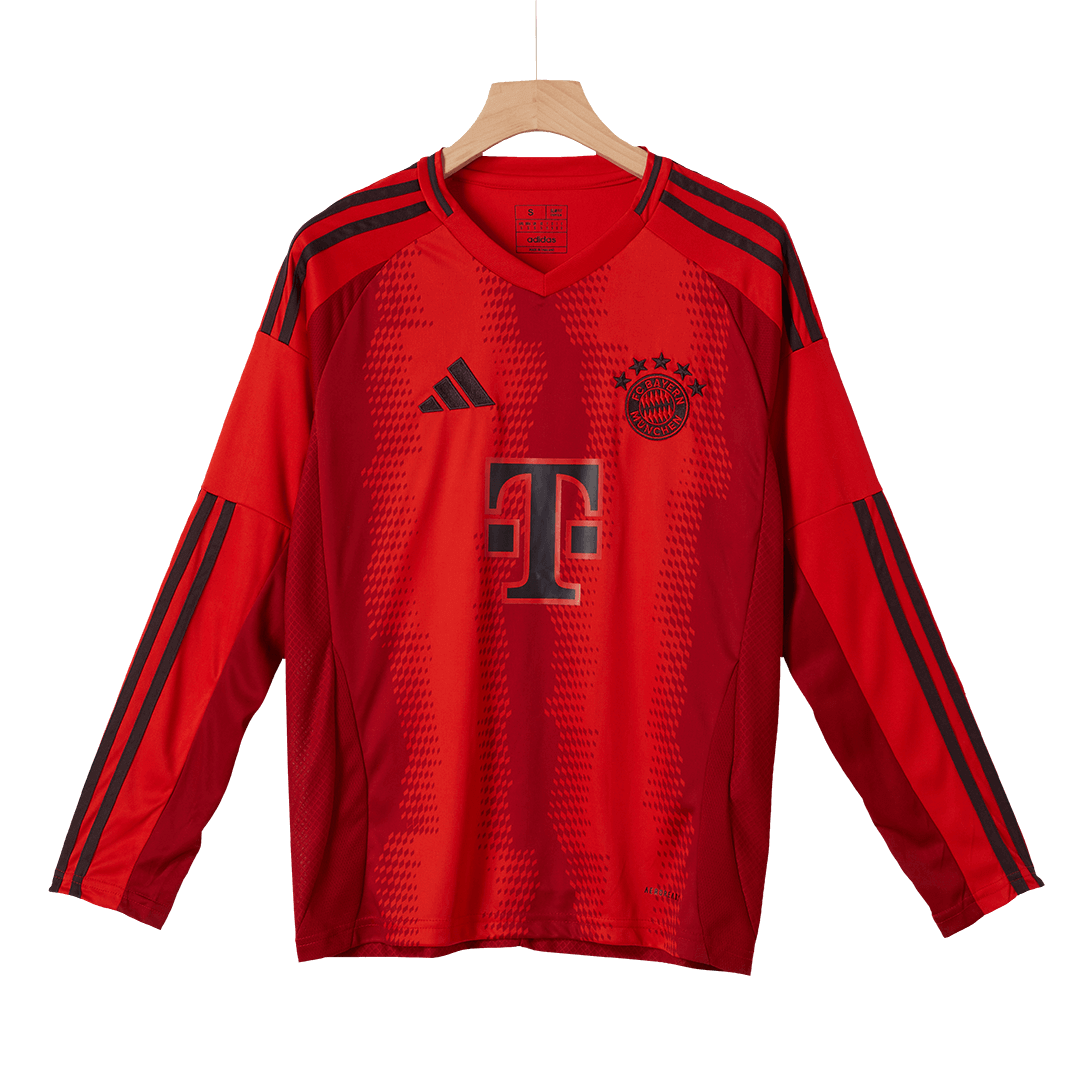 Bayern Munich Home Long Sleeve Soccer Jersey 2024/25 footmaillots.fr