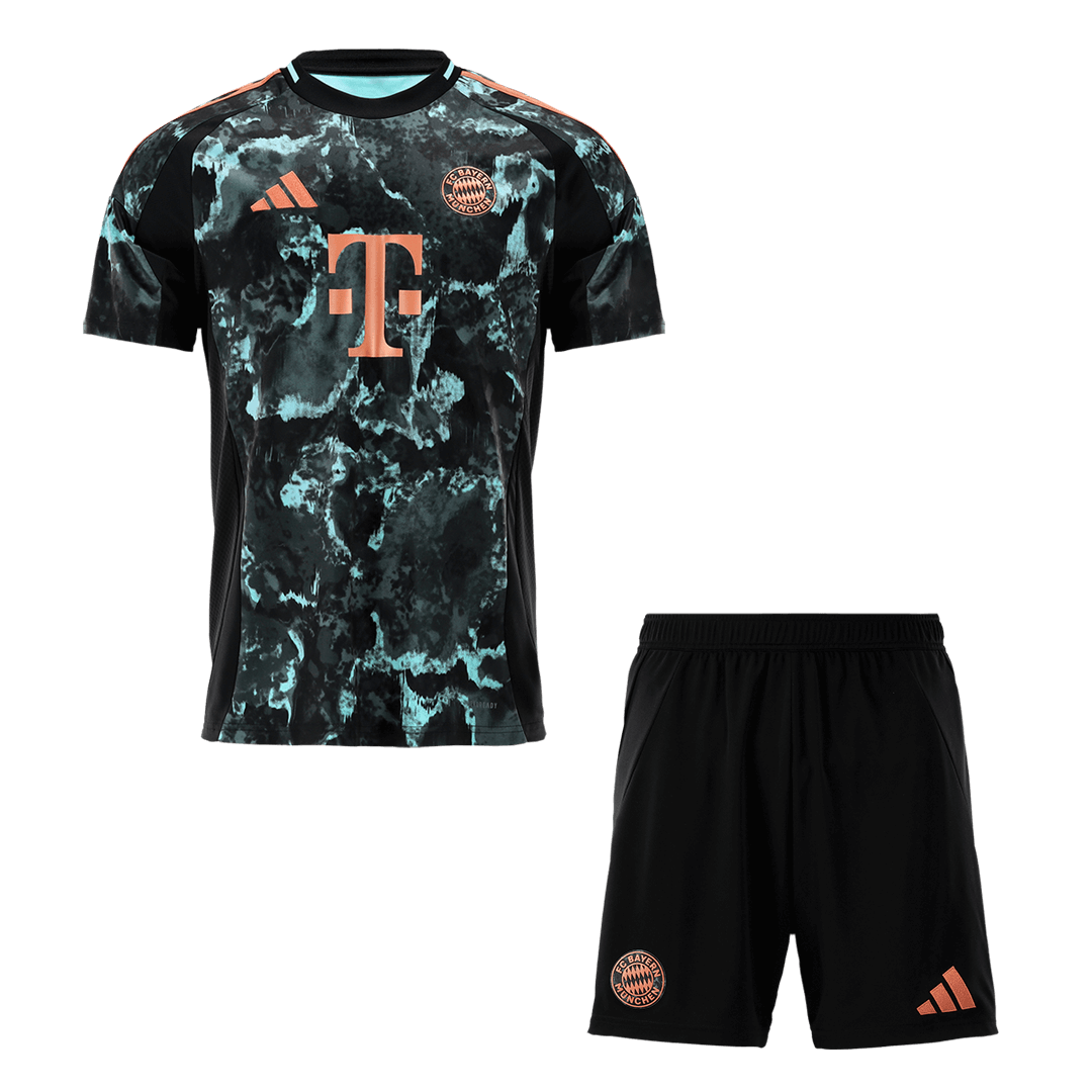 Bayern Munich Away Soccer Jersey Kit(Jersey+Shorts) 2024/25 footmaillots.fr
