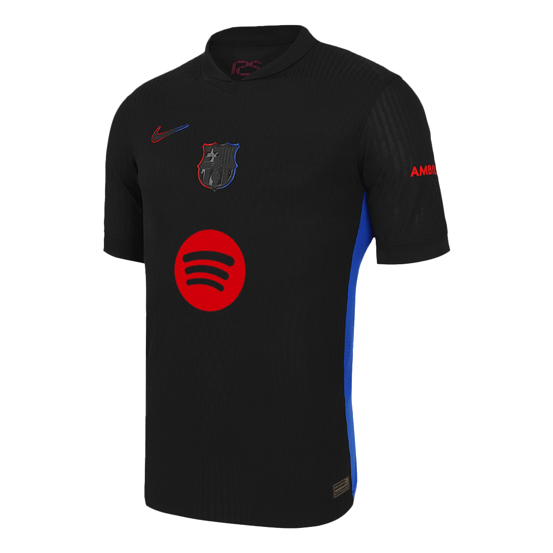 Player Version Barcelona Away Soccer Jersey 2024/25 - Spotify Logo Without Text footmaillots.fr