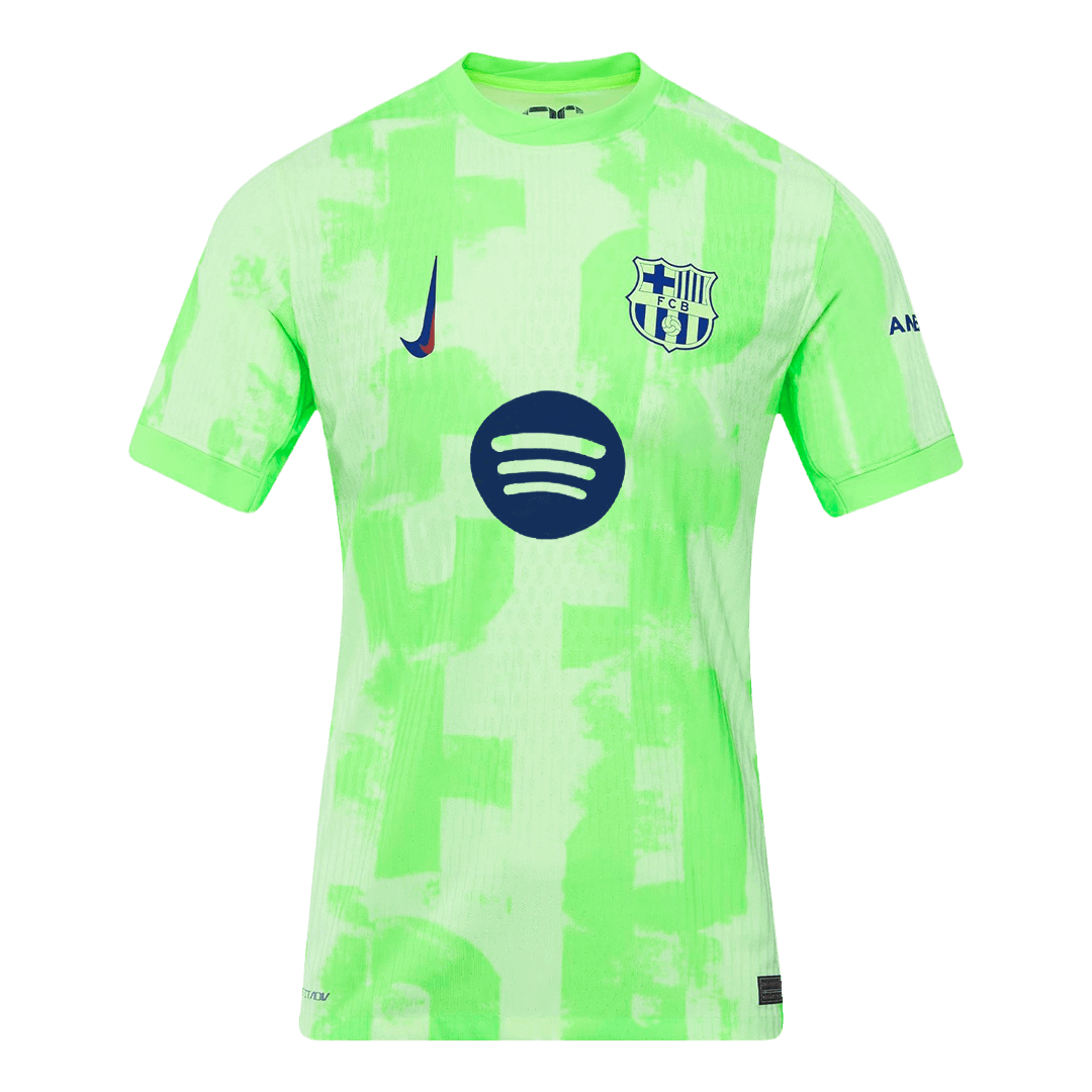 Player Version Barcelona Third Away Soccer Jersey 2024/25-?Spotify Logo Without Text? footmaillots.fr