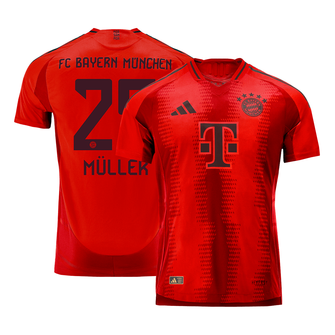 Player Version M?LLER #25 Bayern Munich Home Soccer Jersey 2024/25 footmaillots.fr