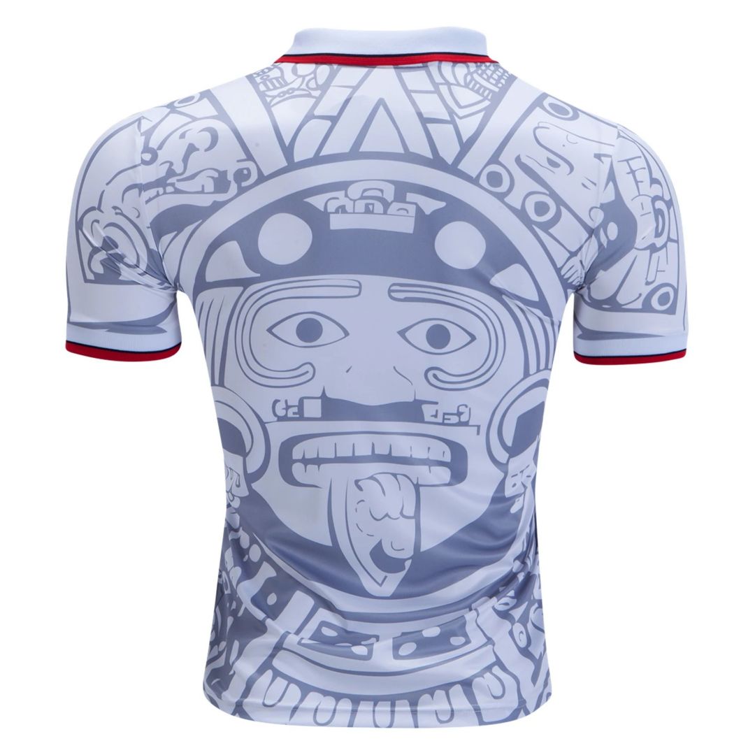 Mexico Away Retro Soccer Jersey 1998 footmaillots.fr