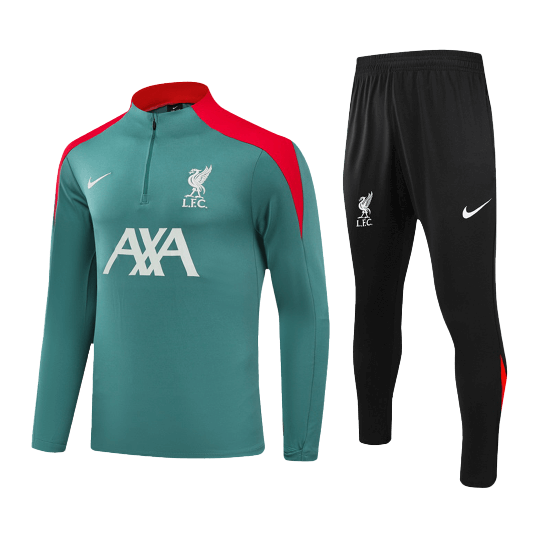 Liverpool Zipper Sweatshirt Kit(Top+Pants) 2024/25 footmaillots.fr
