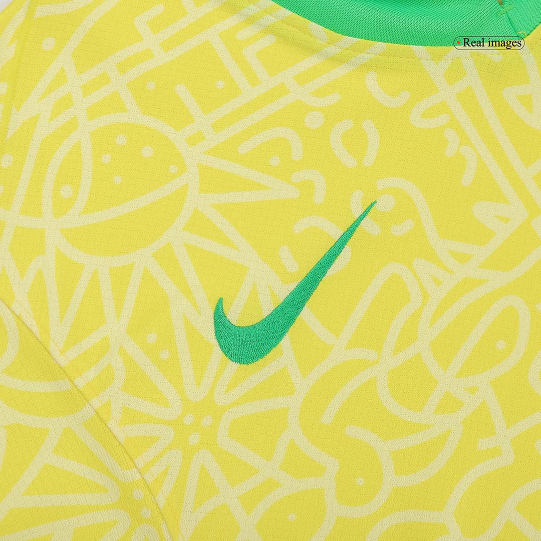 RAPHINHA #11 Brazil Home Soccer Jersey Copa America 2024 footmaillots.fr
