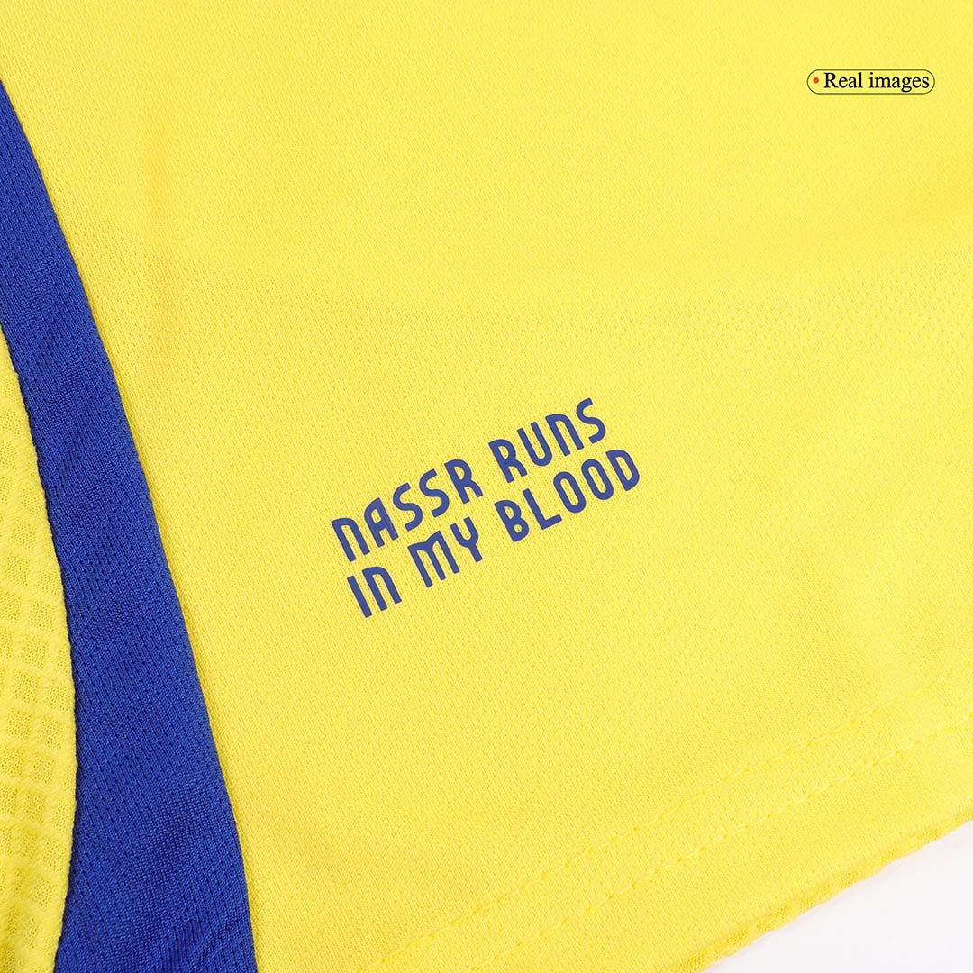 Kid's Al Nassr Home Soccer Jersey Kit(Jersey+Shorts) 2024/25 footmaillots.fr
