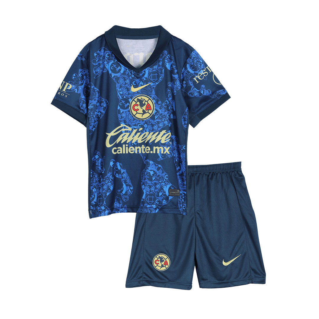 Kid's Club America Away Soccer Jersey Kit(Jersey+Shorts) 2024/25 footmaillots.fr