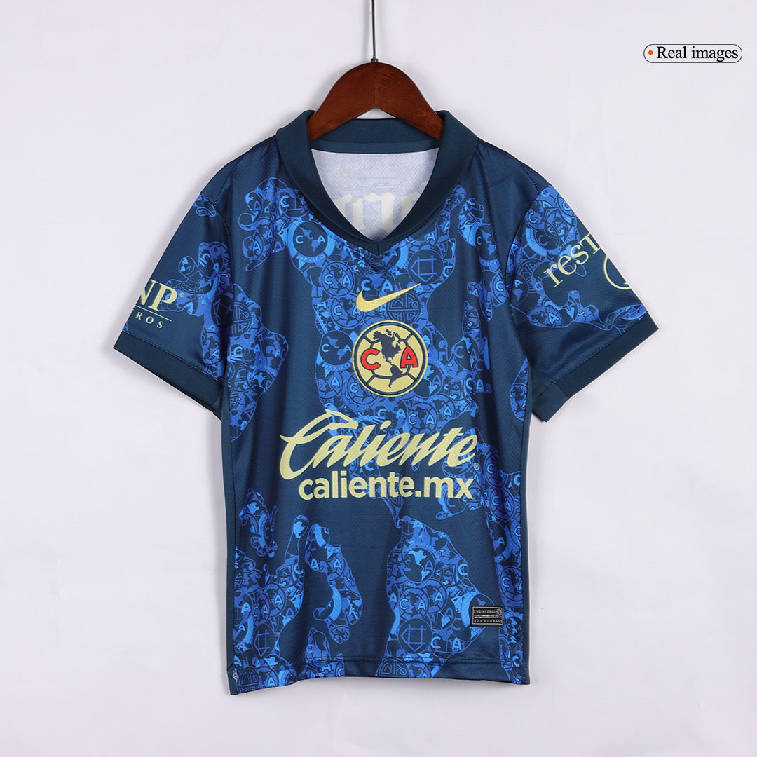 Kid's Club America Away Soccer Jersey Kit(Jersey+Shorts) 2024/25 footmaillots.fr