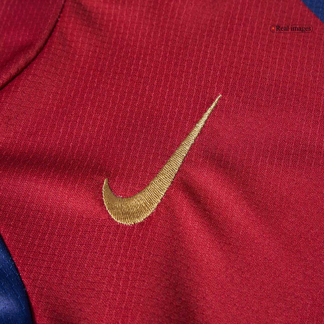 Kid's Barcelona Home Soccer Jersey Kit(Jersey+Shorts) 2024/25 - COLDPLAY footmaillots.fr