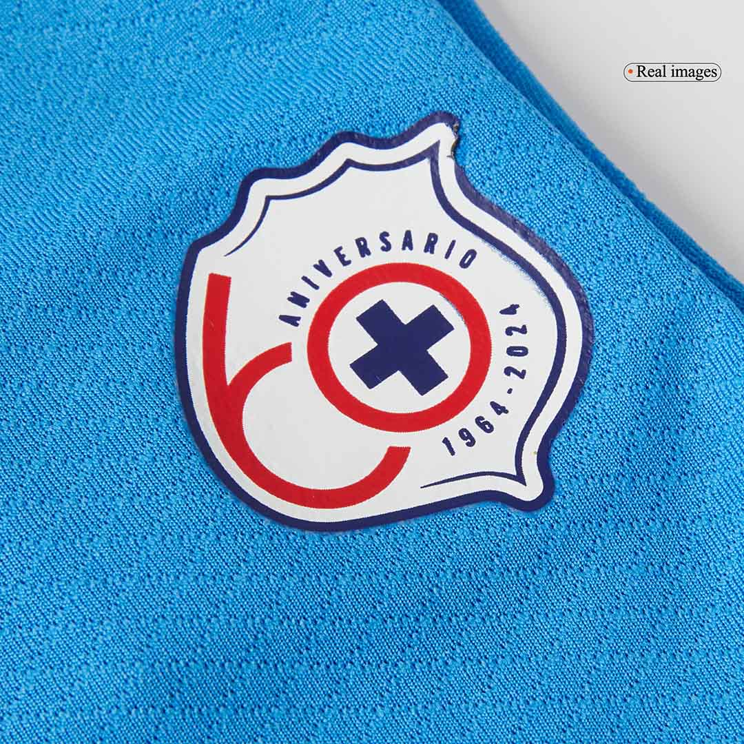 Kid's Cruz Azul Home Soccer Jersey Kit(Jersey+Shorts) 2024/25 footmaillots.fr