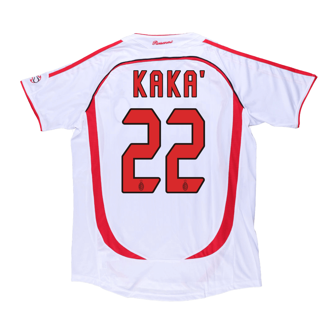 Retro KAKA' #22 2006/07 AC Milan Away Soccer Jersey - UCL footmaillots.fr