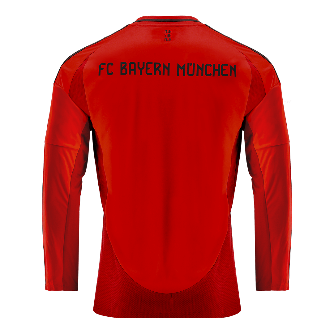 Bayern Munich Home Long Sleeve Soccer Jersey 2024/25 footmaillots.fr