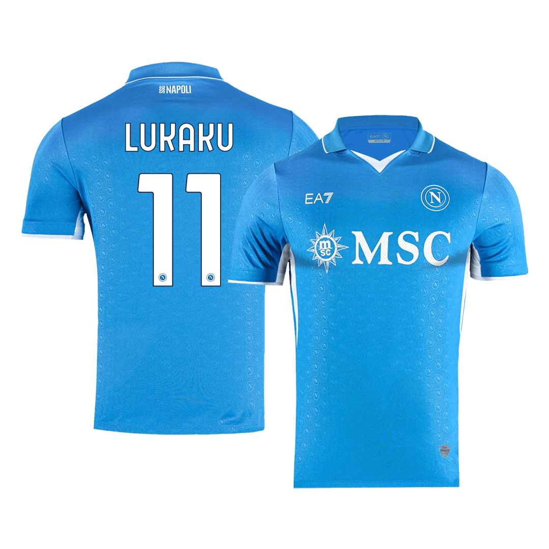 Player Version LUKAKU #11 Napoli Home Soccer Jersey 2024/25 footmaillots.fr