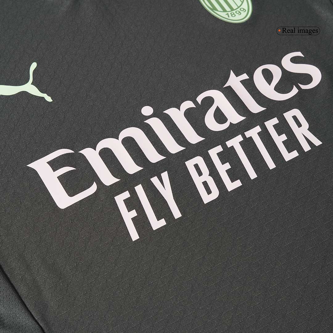 Player Version Rafael Leão #10 AC Milan Third Away Soccer Jersey 2024/25 footmaillots.fr