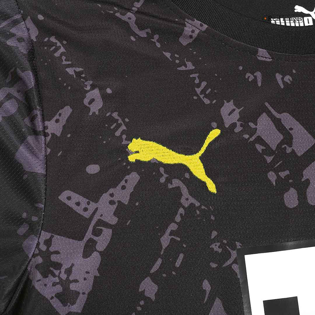 Kid's Borussia Dortmund Away Soccer Jersey Kit(Jersey+Shorts) 2023/24 footmaillots.fr