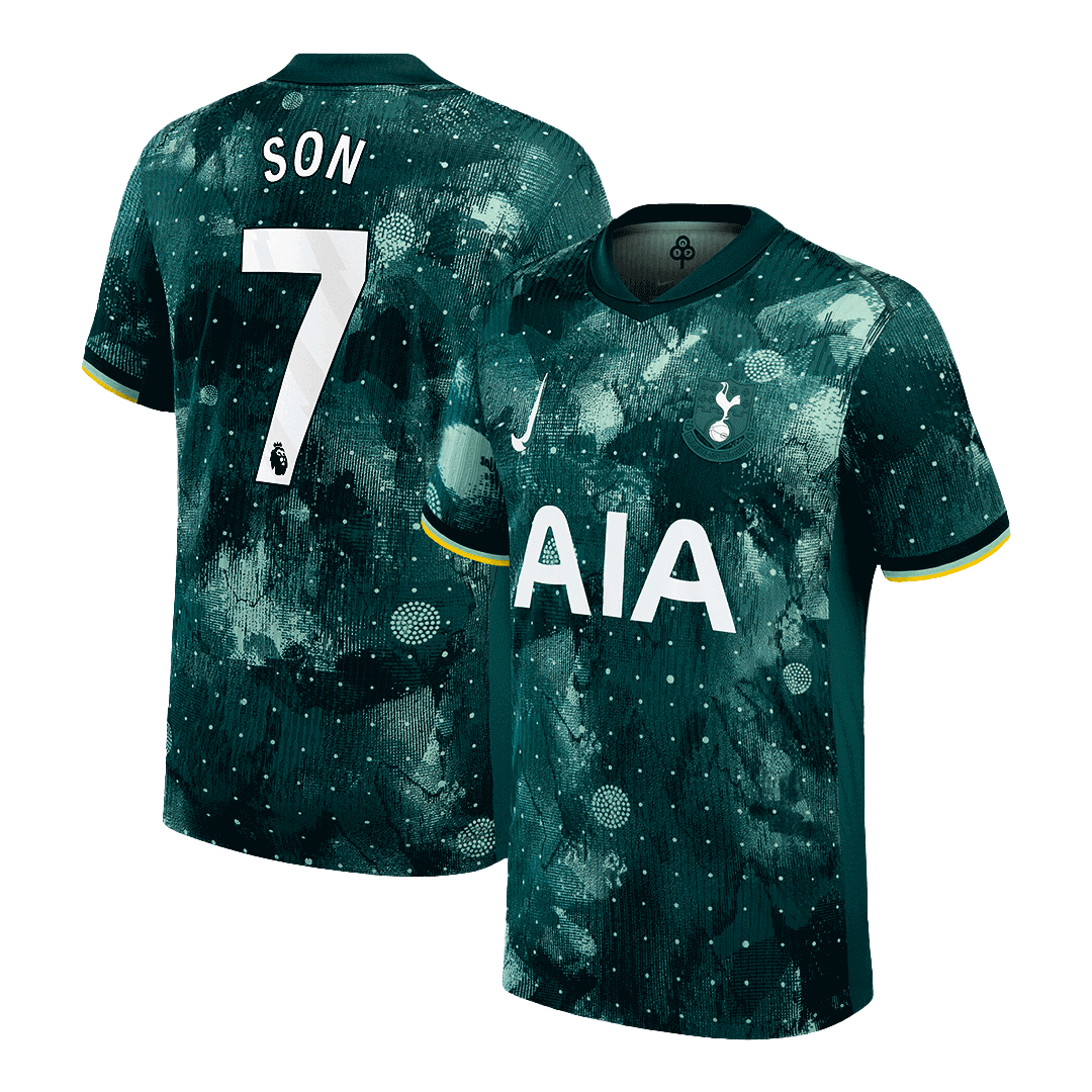 Player Version SON #7 Tottenham Hotspur Third Away Soccer Jersey 2024/25 footmaillots.fr