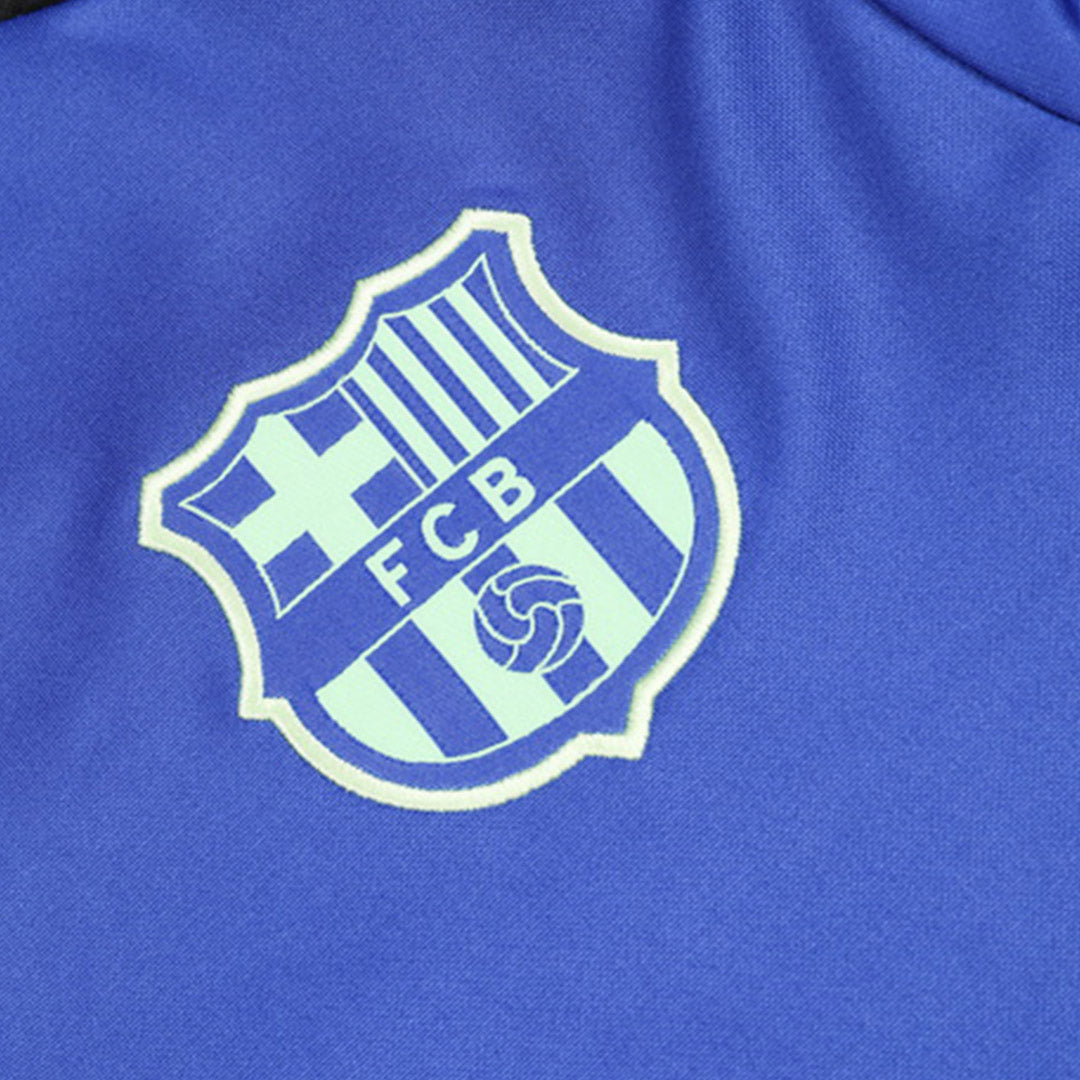 Kid's Barcelona Zipper Sweatshirt Kit(Top+Pants) 2024/25 footmaillots.fr