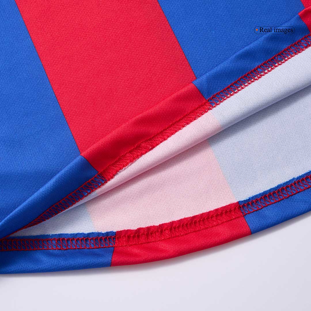 Retro 2001/02 Barcelona Home Soccer Jersey footmaillots.fr