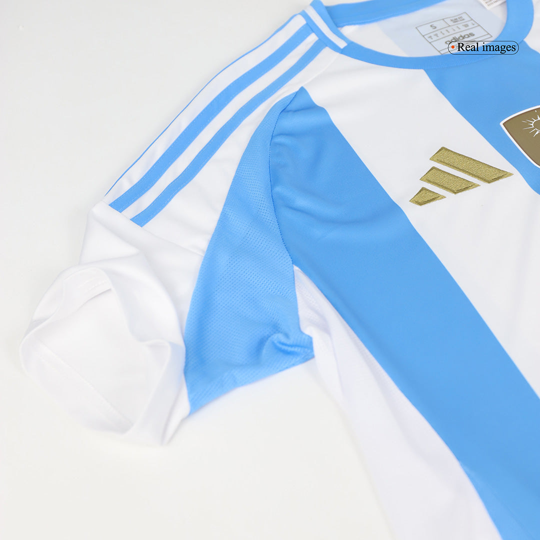 J.ALVAREZ #9 Argentina Home Soccer Jersey 2024 footmaillots.fr