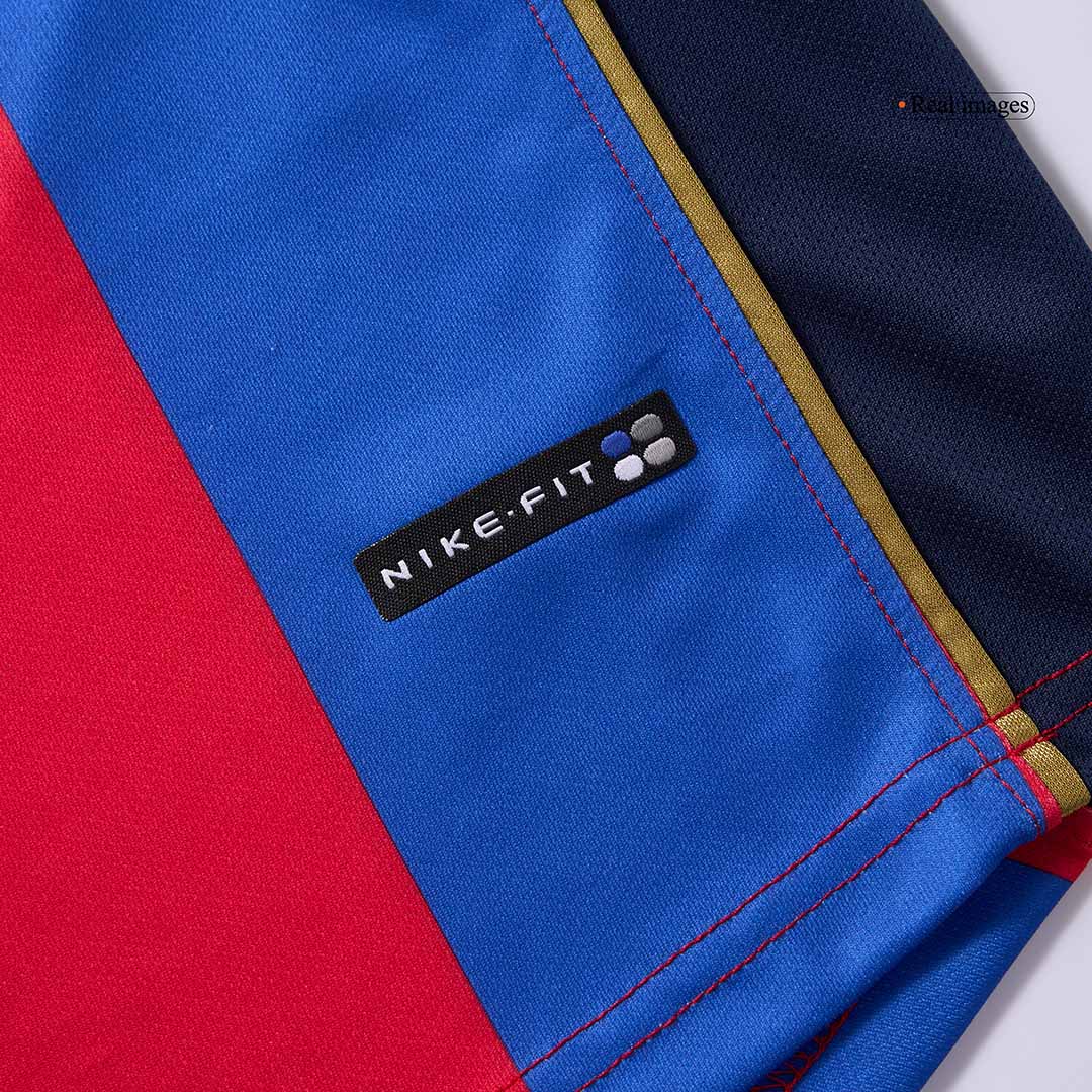 Retro 2001/02 Barcelona Home Soccer Jersey footmaillots.fr