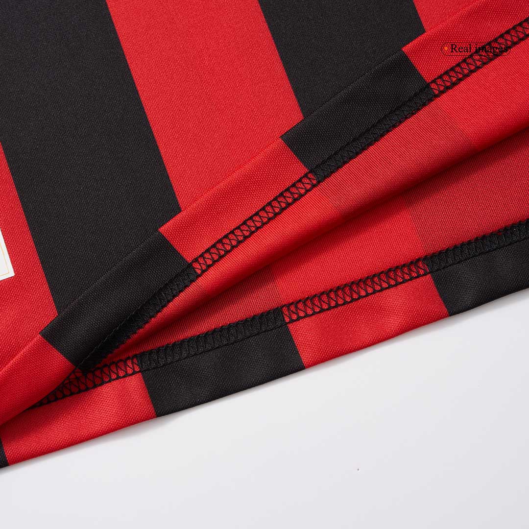 AC Milan Long Sleeve Soccer Jersey 2024/25 - 125th Anniversary footmaillots.fr