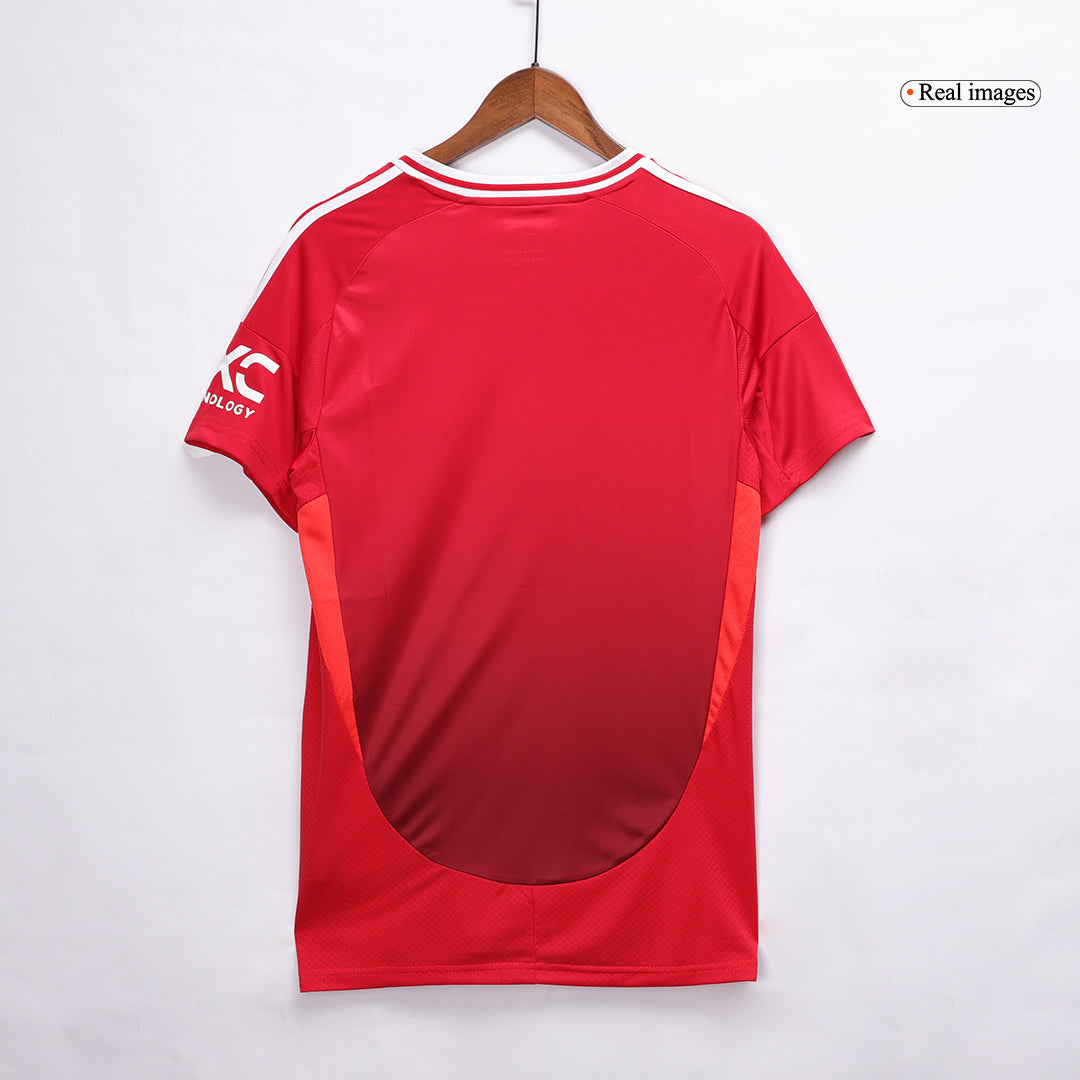Manchester United Home Soccer Jersey 2024/25 footmaillots.fr