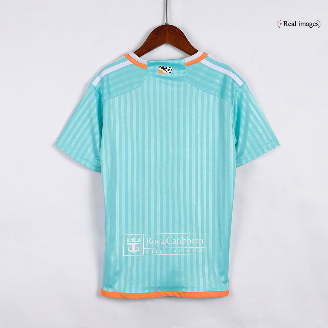 Kid's Inter Miami CF Third Away Soccer Jersey Kit(Jersey+Shorts) 2024 footmaillots.fr