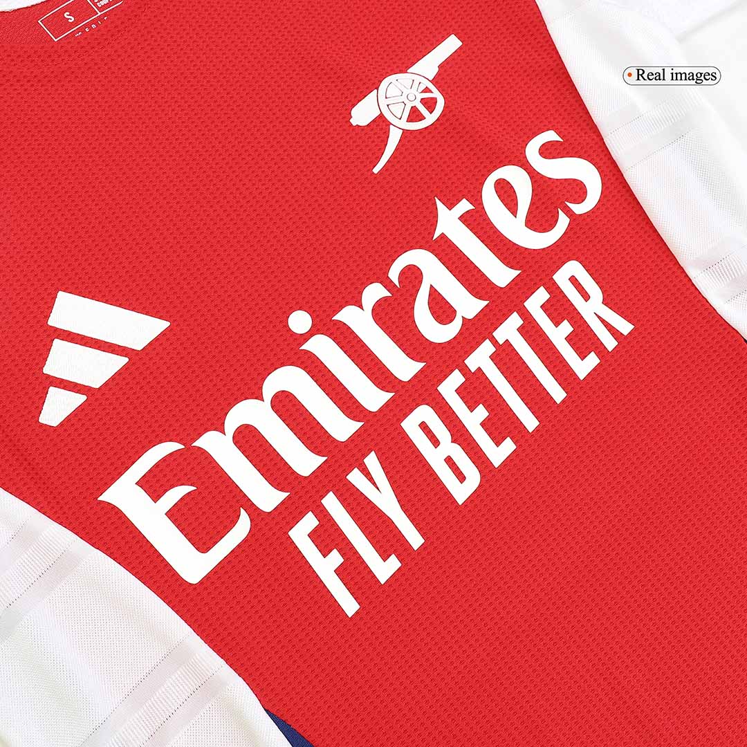 Player Version Arsenal Home Soccer Jersey Kit(Jersey+Shorts) 2024/25 footmaillots.fr