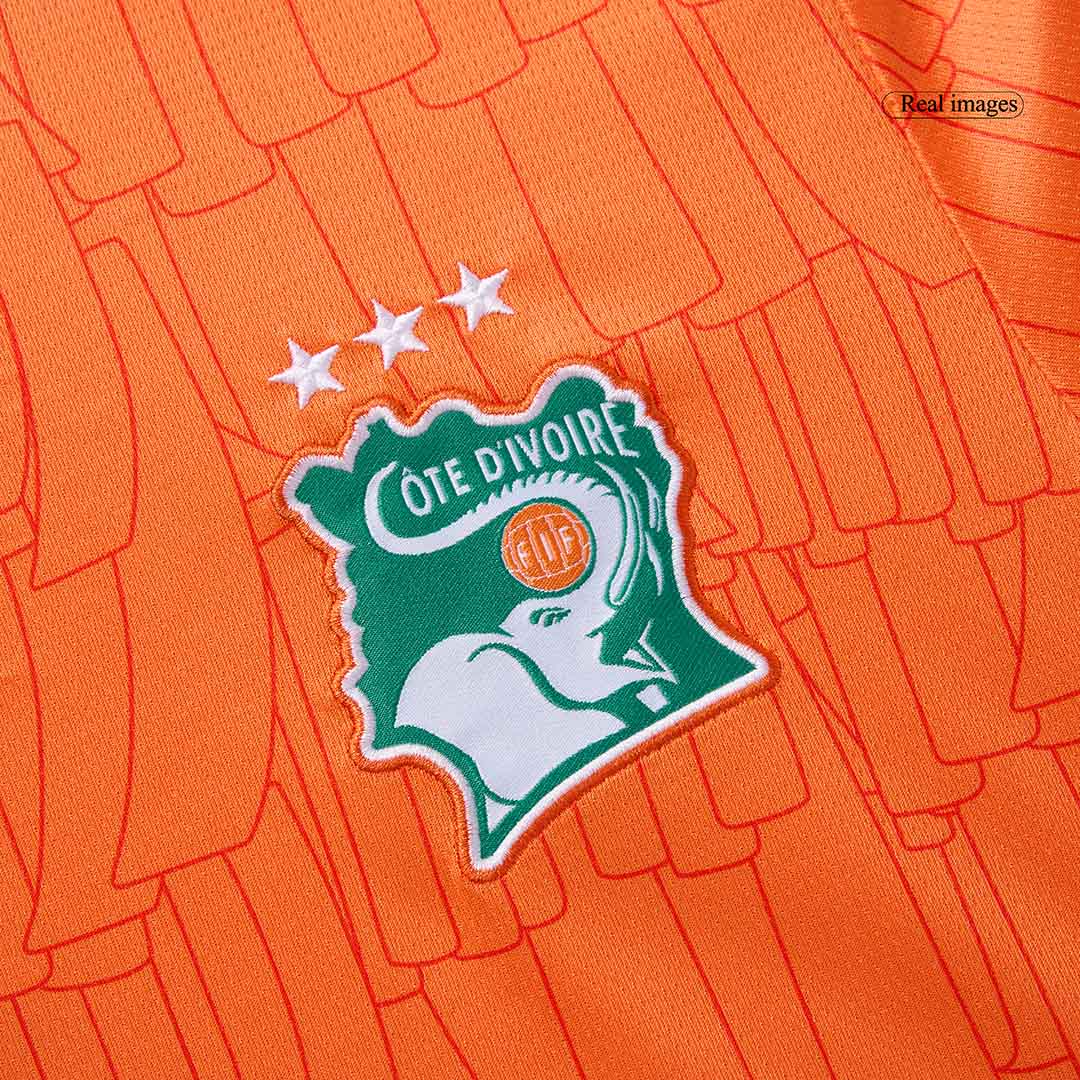 C?te d'Ivoire Home Soccer Jersey 2024/25 footmaillots.fr
