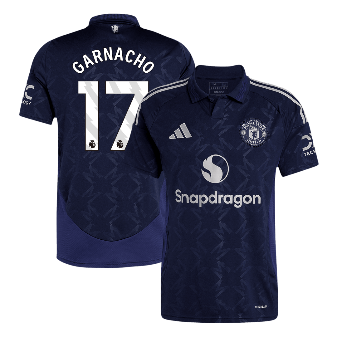 GARNACHO #17 Manchester United Away Soccer Jersey 2024/25 footmaillots.fr