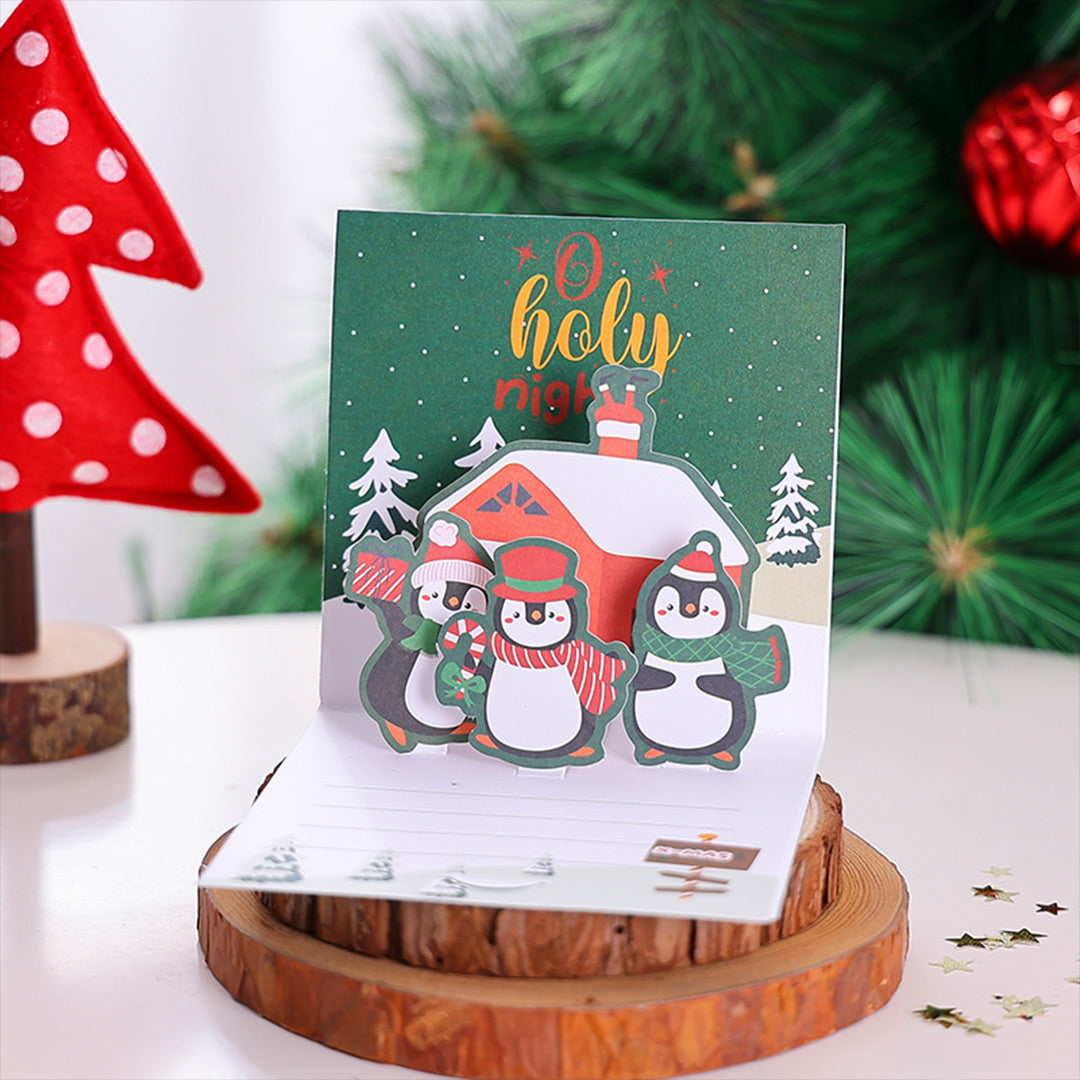 1 Pcs Random Style Personalized Christmas Greeting Card footmaillots.fr