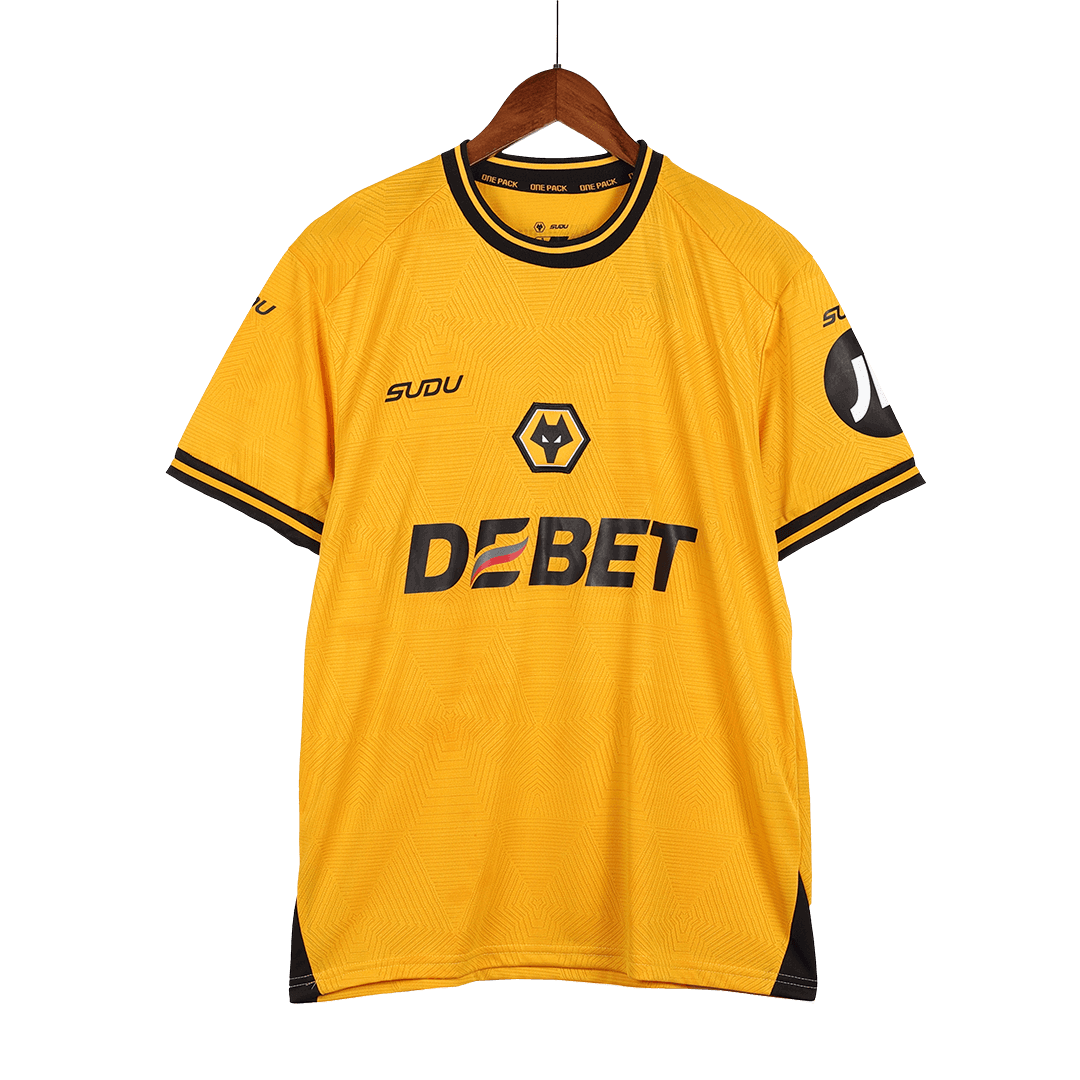 Wolverhampton Wanderers Home Soccer Jersey 2024/25 footmaillots.fr