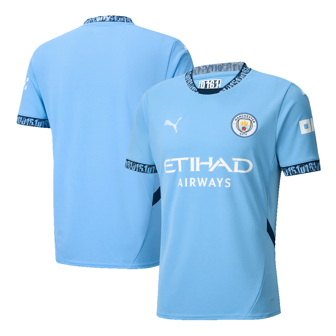 Manchester City Home Soccer Jersey 2024/25 footmaillots.fr