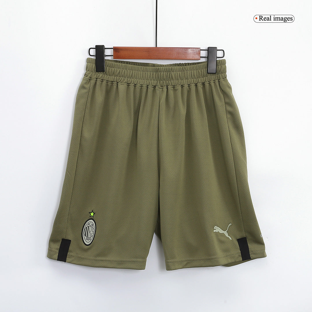 AC Milan Third Away Soccer Shorts 2022/23 footmaillots.fr