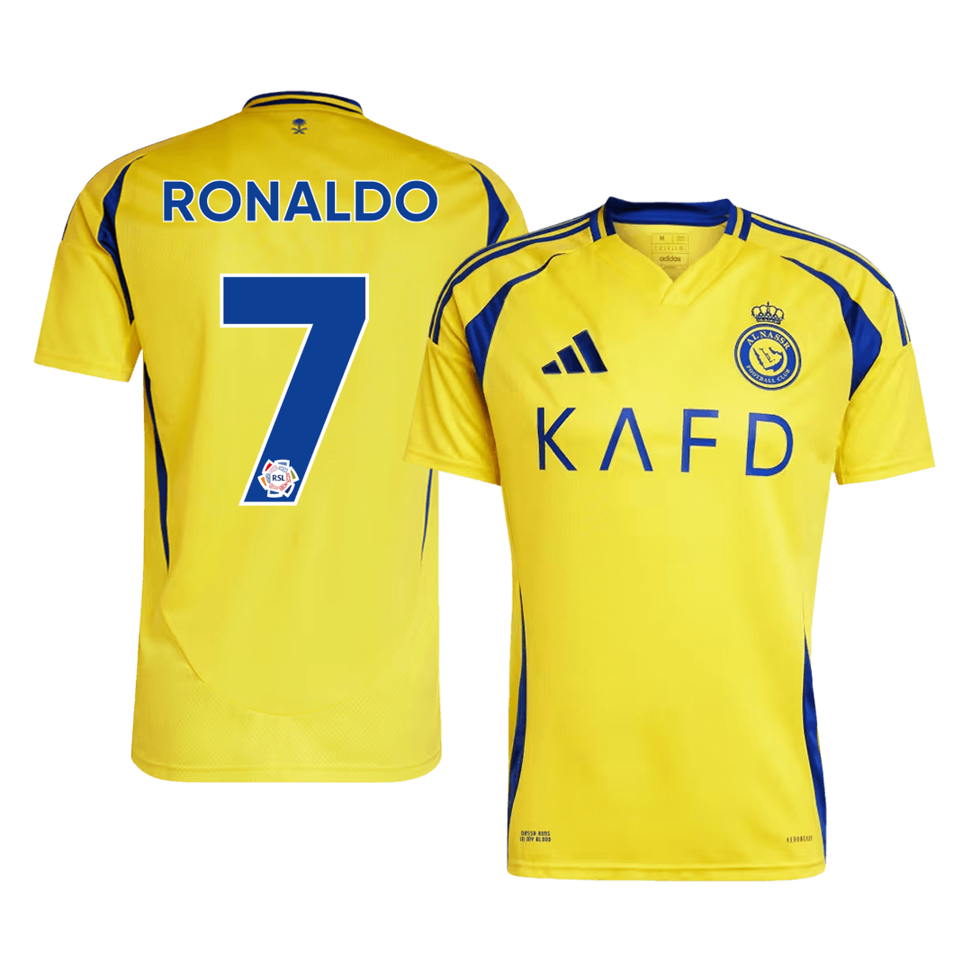 RONALDO #7 Al Nassr Home Soccer Jersey 2024/25 footmaillots.fr