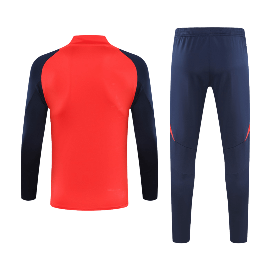 Manchester United Zipper Sweatshirt Kit(Top+Pants) 2024/25 footmaillots.fr