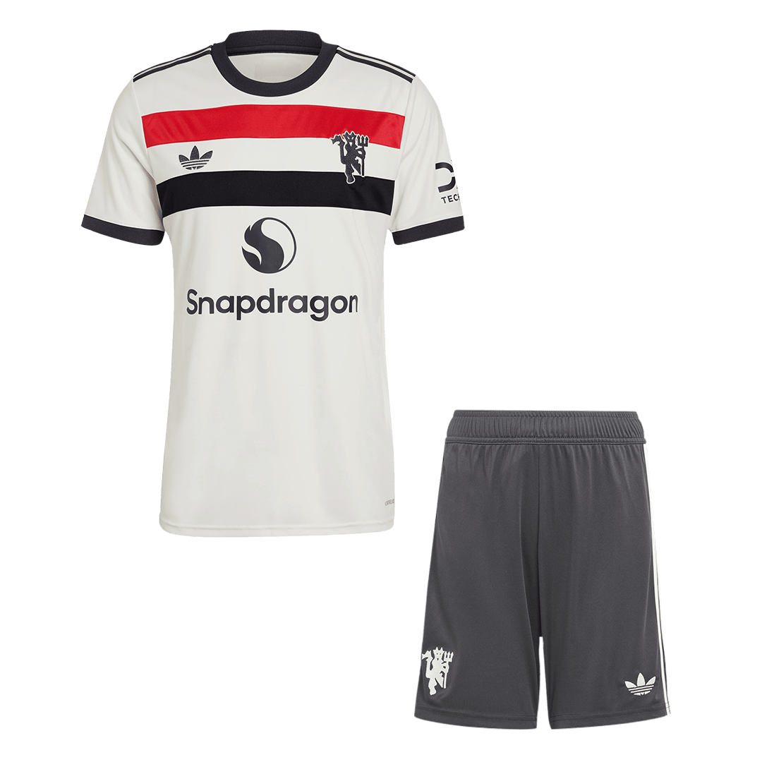Manchester United Third Away Soccer Jersey Kit(Jersey+Shorts) 2024/25 footmaillots.fr