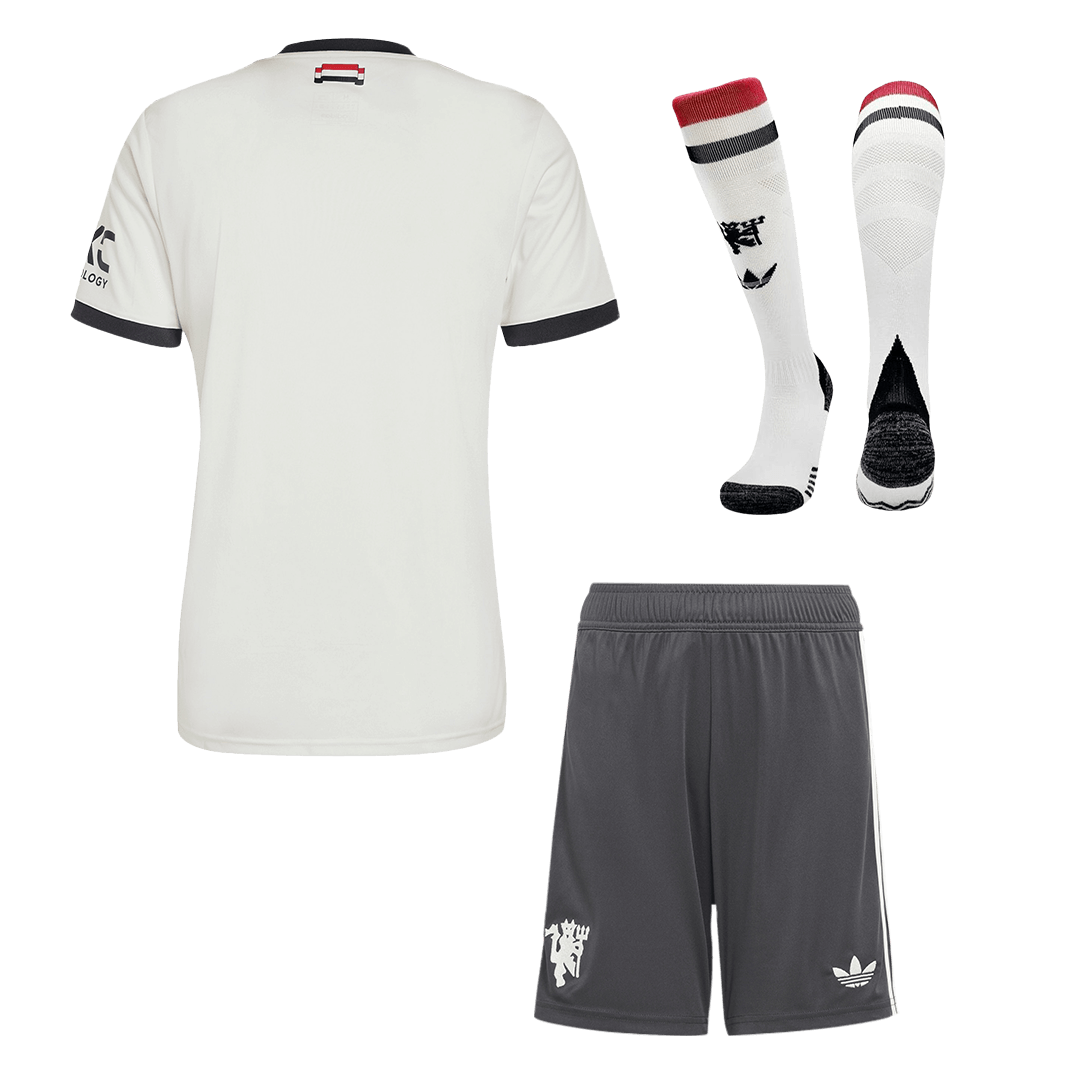 Manchester United Third Away Soccer Jersey Kit(Jersey+Shorts+Socks) 2024/25 footmaillots.fr