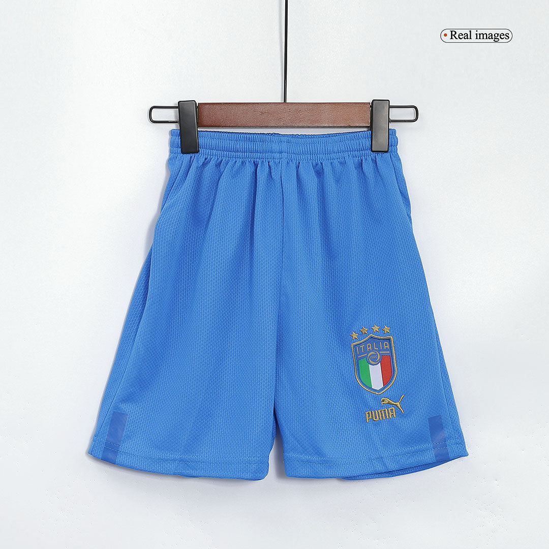 Kid's Italy Away Soccer Jersey Kit(Jersey+Shorts) 2022 footmaillots.fr