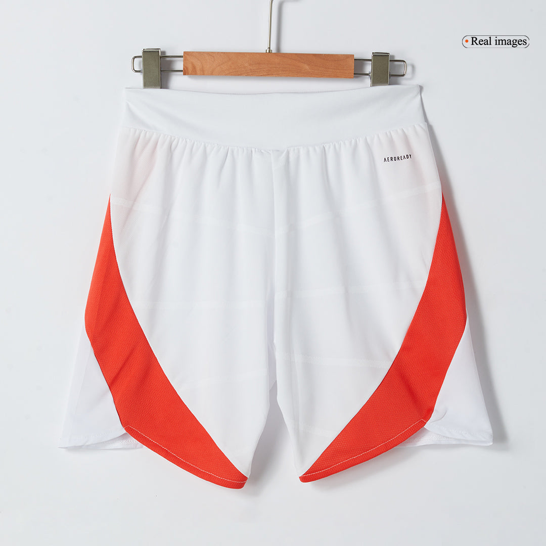 Player Version Manchester United Home Soccer Shorts 2024/25 footmaillots.fr