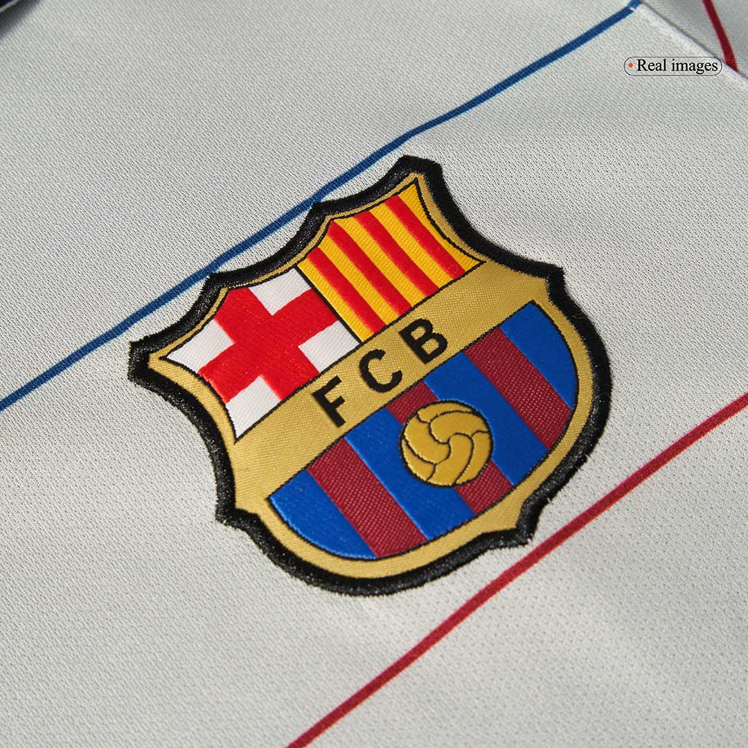 Retro 2003/04 Barcelona Away Soccer Jersey footmaillots.fr