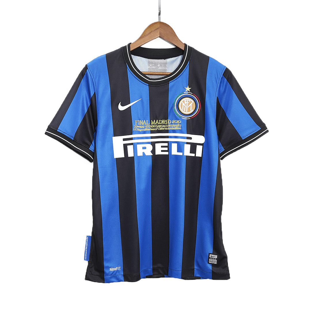 Retro 2009/10 Inter Milan Home Soccer Jersey - UCL Final footmaillots.fr