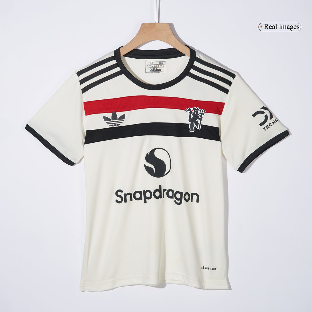 Kid's Manchester United Third Away Soccer Jersey Kit(Jersey+Shorts+Socks) 2024/25 footmaillots.fr